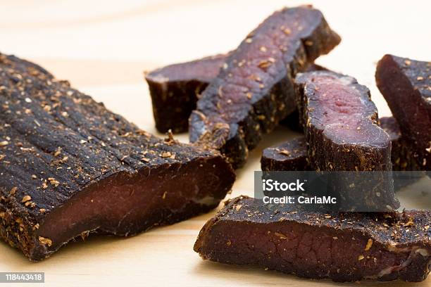 Biltong Blocchi - Fotografie stock e altre immagini di Carne essiccata - Carne essiccata, Alimenti secchi, Carne