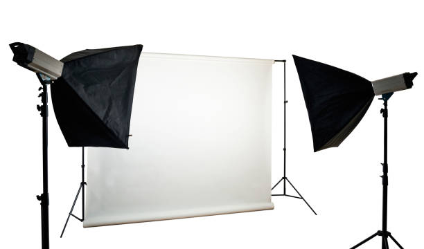 istock Mobile photographer studio ready for portrait shooting 1184437611