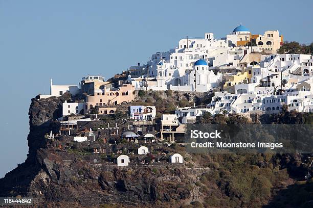 Imerovigli サントリーニ ギリシャのキクラデス諸島 - エーゲ海諸島のストックフォトや画像を多数ご用意 - エーゲ海諸島, カラー画像, カルデラ