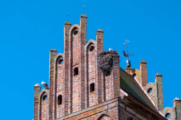 chiesa di mühlhausen - mühlhausen foto e immagini stock