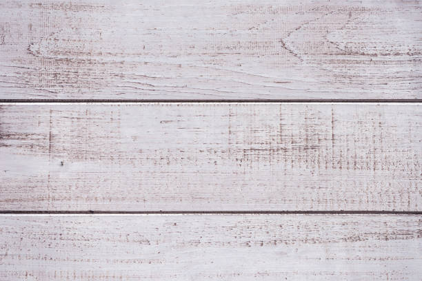 istock Rustic white wooden planks as background 1184451865
