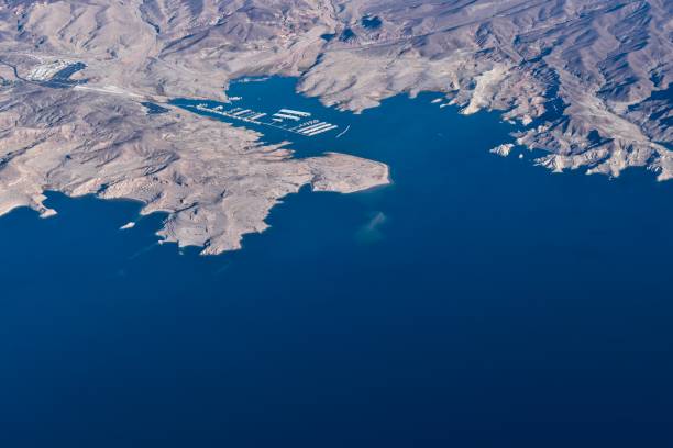 istock Bird’s Eye View of Terrain and Water 1184453475