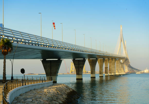 istock view of the 1912 Constitution Bridge, Cadiz, Spain 1184458866