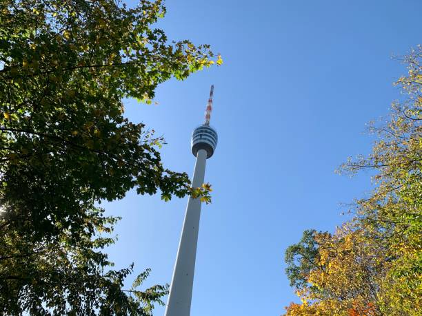 istock Stuttgart, Germany - TV tower, Fernsehturm, autumn 1184465477