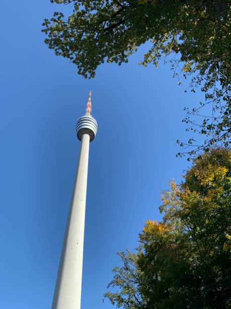 istock Stuttgart, Germany - TV tower, Fernsehturm, autumn 1184465492