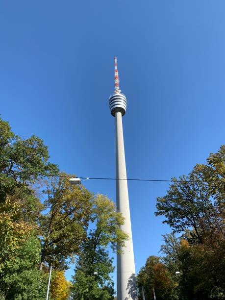 istock Stuttgart, Germany - TV tower, Fernsehturm, autumn 1184465656