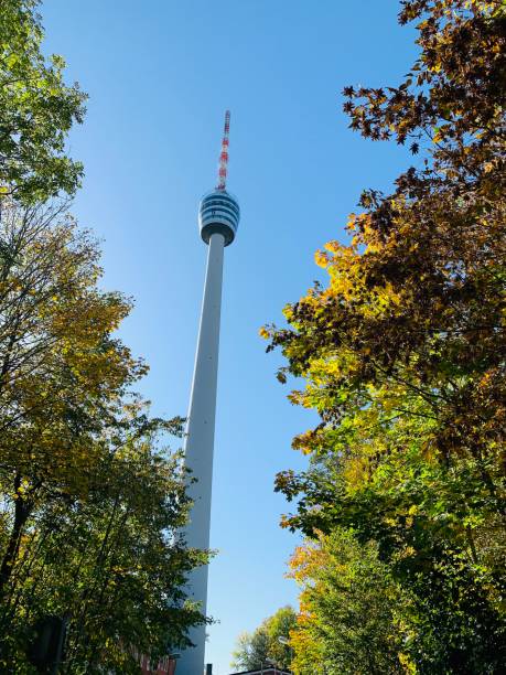 istock Stuttgart, Germany - TV tower, Fernsehturm, autumn 1184465788
