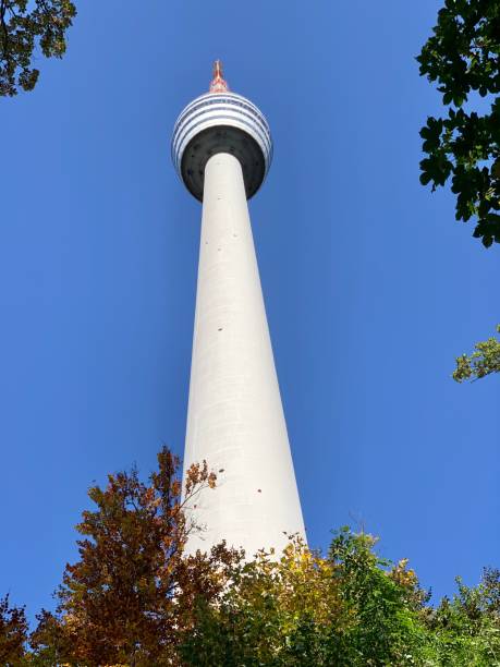 istock Stuttgart, Germany - TV tower, Fernsehturm, autumn 1184465807