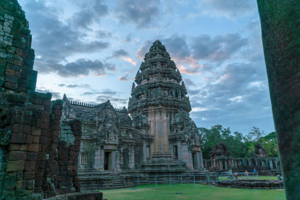 istock Prasat Hin Phimai in blue sky. 1184467002