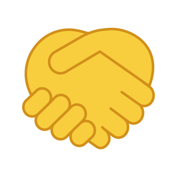 Handshake Gesture Color Icon Stock Illustration - Download Image Now -  Handshake, Emoticon, Palm Tree - iStock