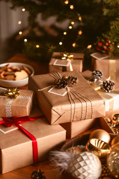 istock Christmas and new year background. 1184477587