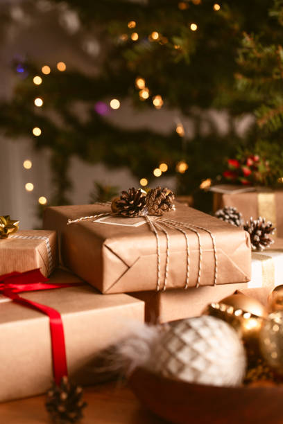 istock Christmas and new year background. 1184477602
