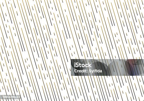 istock Abstract background with gold dotted lines, colored gradient, rain texture. Vector 1184478033