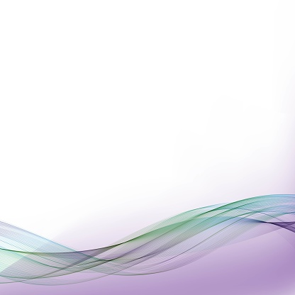 green wave with a purple gradient. vector illustration. eps 10