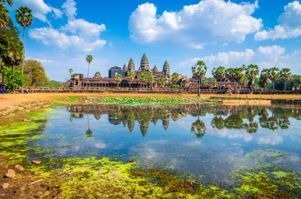 istock Ancient temple complex Angkor Wat, Siem Reap, Cambodia. 1184490021