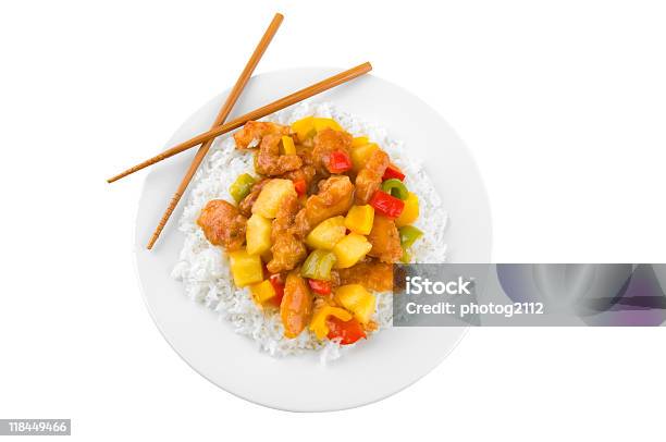 격리됨에 중국 요리 고기에 대한 스톡 사진 및 기타 이미지 - 고기, 고추류, 노랑