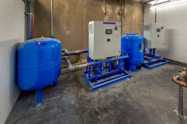 istock Pressure Tanks for Recycled Water System 1184496734