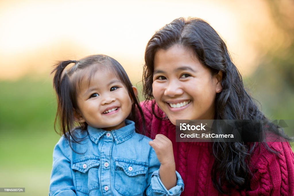 Filipino Mother And Daughter Moment Stock Photo Stock Photo