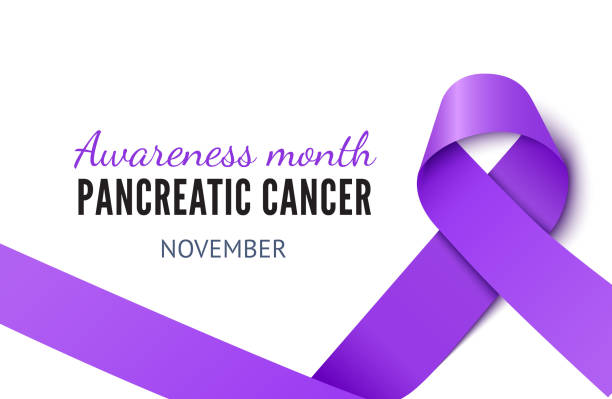 istock Pancreatic cancer awareness month banner vector template 1184503017