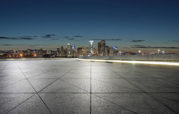 istock The rooftop parking lot 1184508278