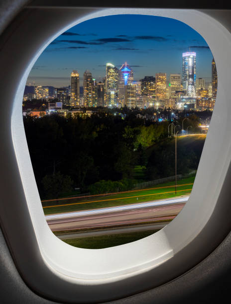 istock aircraft view of Calgary cityscape,Alberta 1184508319