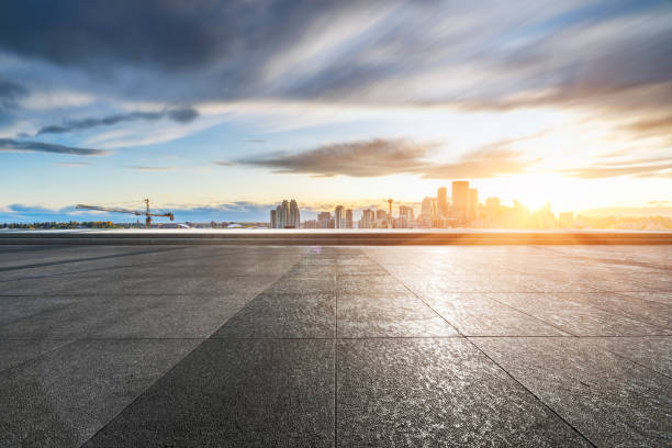 istock The rooftop parking lot 1184508503