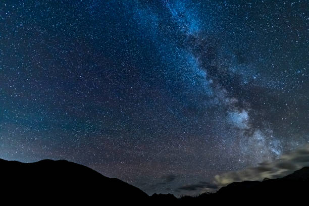 istock Night Sky and Stars Over Mountains,Alberta 1184524510