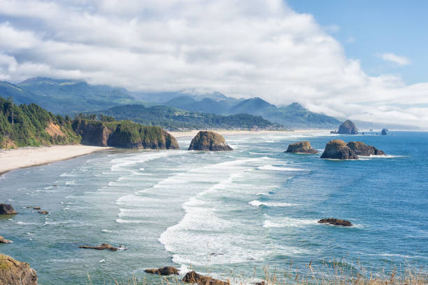 istock Crescent and Cannon Beach, Oregon 1184525073