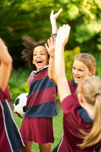 istock Cheering and high-fives 1184525238