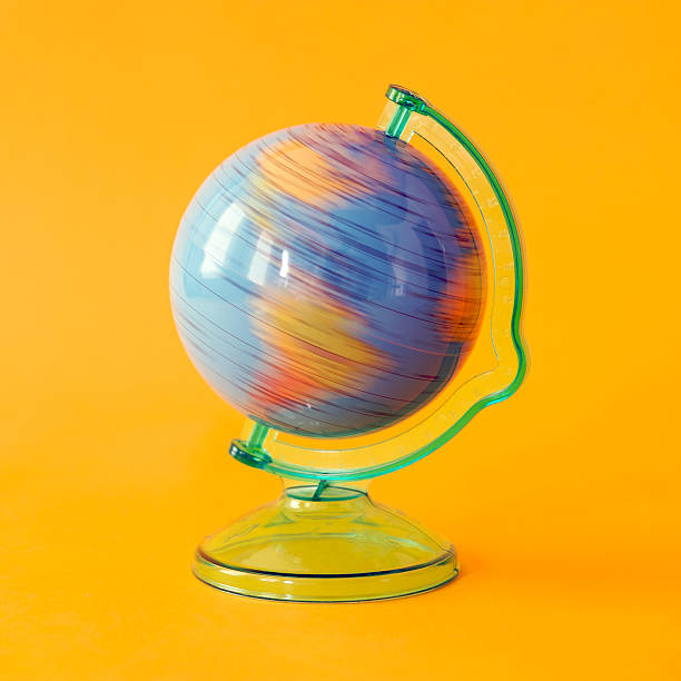 Spinning globe  desktop globe stock pictures, royalty-free photos & images