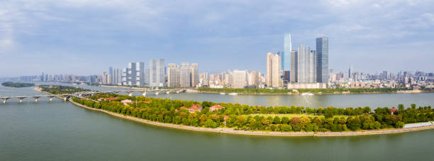 istock changsha skyline panorama and beautiful xiang river 1184529984