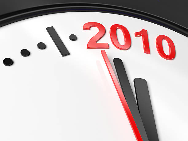 istock The new year 2010 in a clock 118455426