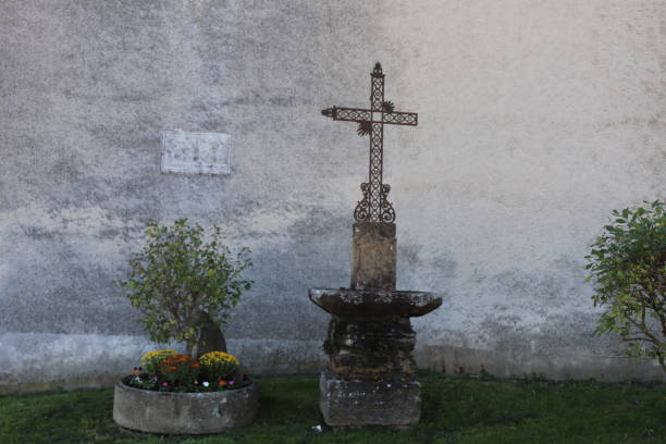 istock Saint Hippolyte Catholic Church in Chuzelles 1184556233