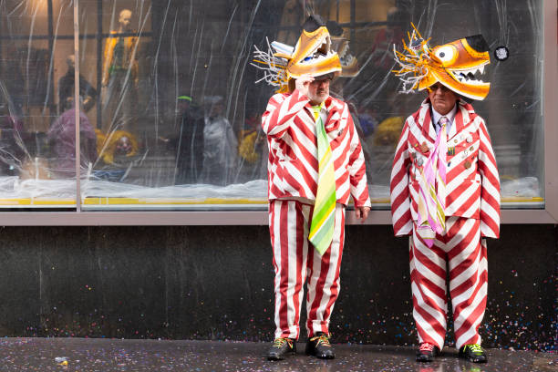 Basel carnival 2019 portraits stock photo