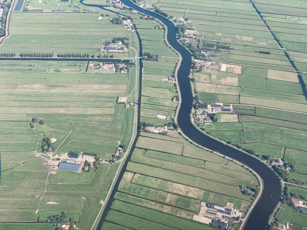 istock High Angle View Of Agricultural Field 1184569407