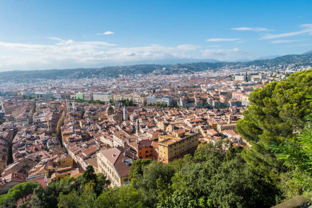 istock Panorama of Nice Town and Beach 1184572045