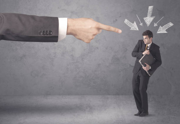 istock Amateur businessman under pressure 1184579344