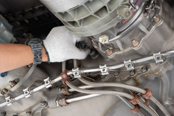 istock gas turbine engine aircraft industry 1184589260