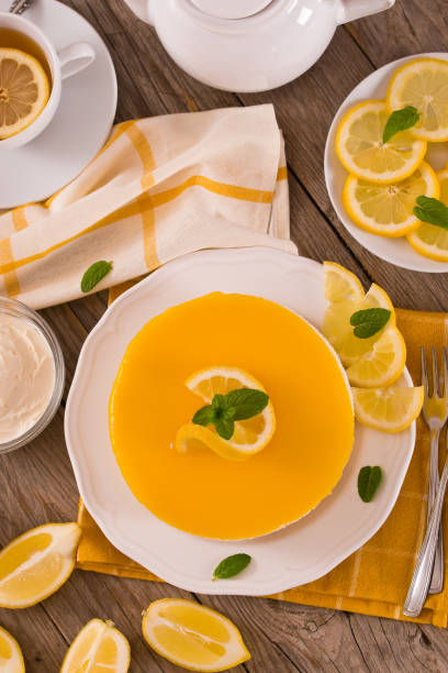 istock Lemon and mascarpone cheesecake. 1184589369