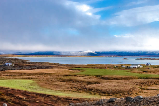 istock field in front of Hverfjall crater 1184591921