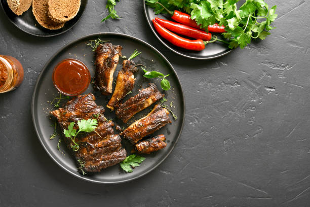 istock Grilled spare ribs 1184592539