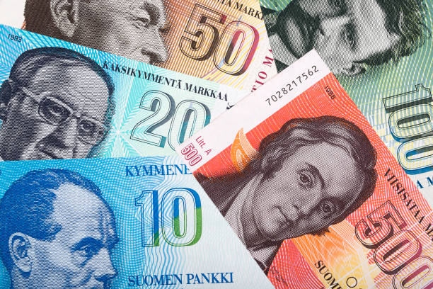 istock Finnish markka a business background 1184593689