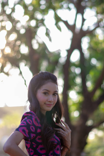 istock Thai Girl Enjoy her vacation 1184594091