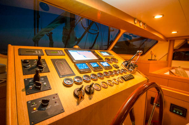 istock Cruise Control Room in Yacht 1184597280