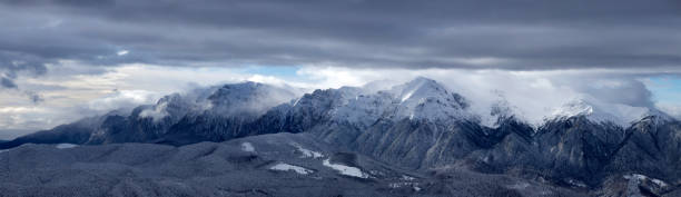 istock Panoramic view of Bucegi Mountains, Carpathian Mountains 1184599040