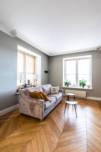 istock Living room modern classic style interior, studio apartment design 1184607504