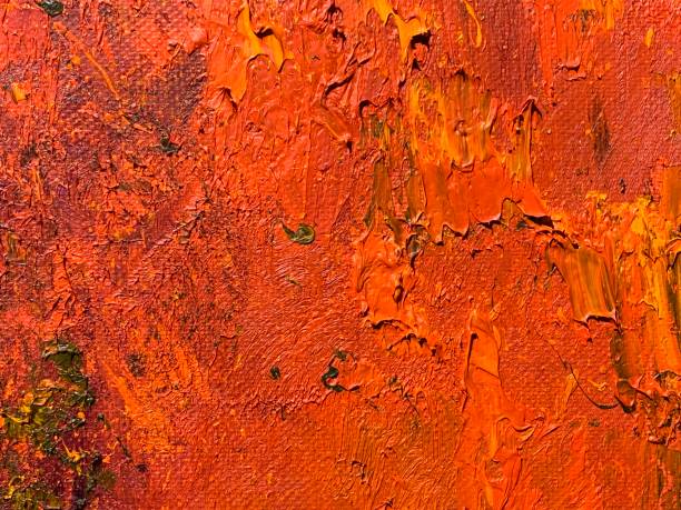 istock Smears of paint on canvas 1184614550
