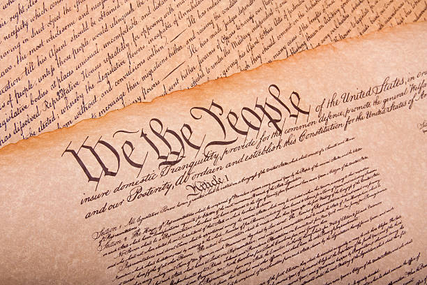 istock Old fashionet American Constitution 118461737