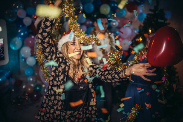 istock Party dancing on new year 1184620866