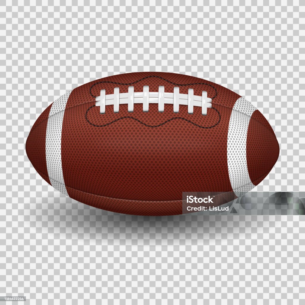 Американский футбольный мяч - Векторная графика Американский футбол - мяч роялти-фри